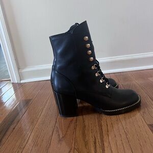 Stuart Weitzman Kolbie Chain Block Bootie